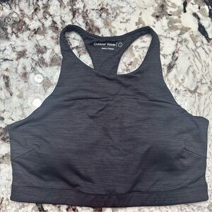 Outdoor Voices TechSweat™ Crop Top L Night Black